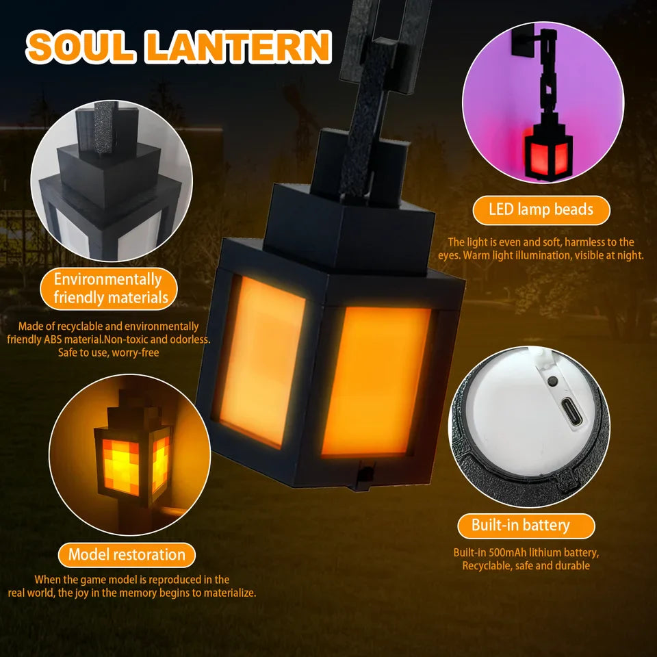 Pixel Block Lantern