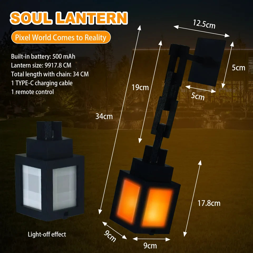 Pixel Block Lantern